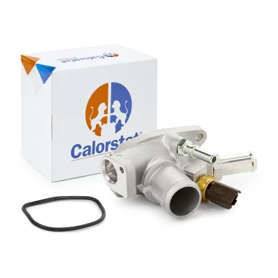Abbildung von CALORSTAT by Vernet TH7228.80J Kühlwasserthermostat 80 mit Dichtung Sensor Metallgehäuse FIAT: BRAVO 2, Punto Evo Schrägheck, III Schrägheck