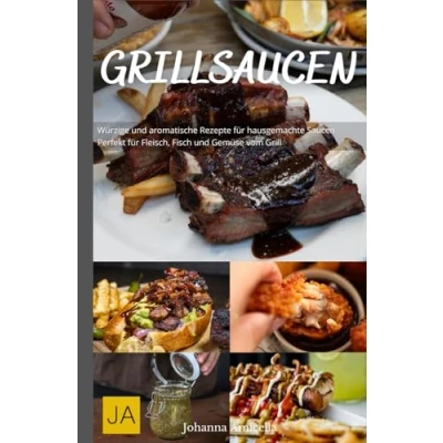 Abbildung von Grillsaucen: Würzige und aromatische Rezepte für hausgemachte Saucen Perfekt Fleisch, Fisch Gemüse vom Grill