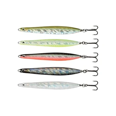 Abbildung von Savage Gear Seeker ISP Meerforellenblinker, Farbe:Fluo UV Green Yellow, Länge/Gewicht:10.2cm / 28g