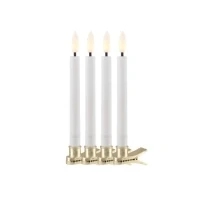 Abbildung von Sirius Home A/S LED Kerze Baumkerzen Sille 11cm batteriebetrieben weiß (4 tlg)