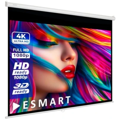 Abbildung von eSmart Professional MISATI Stativ Leinwand 186 x 105 cm (84&quot;) 16:9