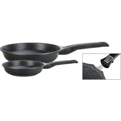 Abbildung von GSW Pfannen Set &quot;Easy Click&quot;, Aluminiumguss, (Set, 2 tlg., 1x Bratpfanne Ø 20 cm, 28 cm), Induktion