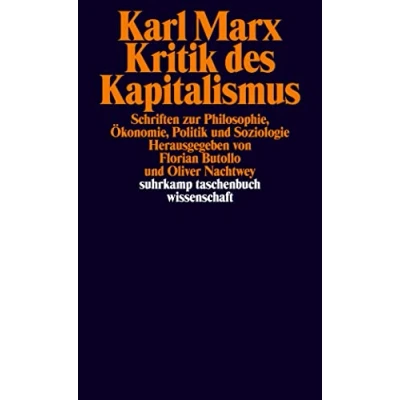 Abbildung von Kritik des Kapitalismus: Schriften zu Philosophie, Ökonomie, Politik und Soziologie (suhrkamp taschenbuch wissenschaft)