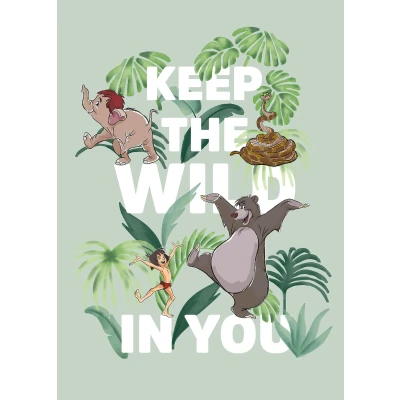 Abbildung von Komar Poster &quot;Jungle Book Keep the Wild&quot;, Disney, (1 St.), Kinderzimmer, Schlafzimmer, Wohnzimmer
