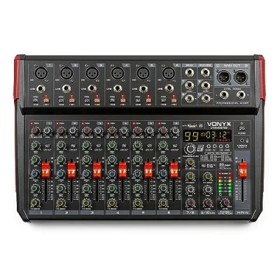 Abbildung von Vonyx VM KG10 10 Kanal Mischpult mit Bluetooth, DSP,