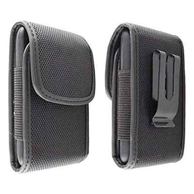 Abbildung von caseroxx Nylon Tasche mit Gürtelclip für Ihren Dexcom G6 Receiver in schwarz