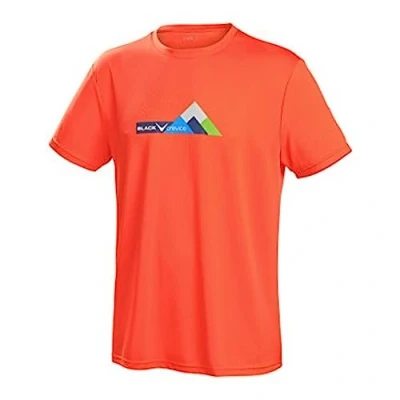 Abbildung von Black Crevice Herren T Shirt Function, orange2, M