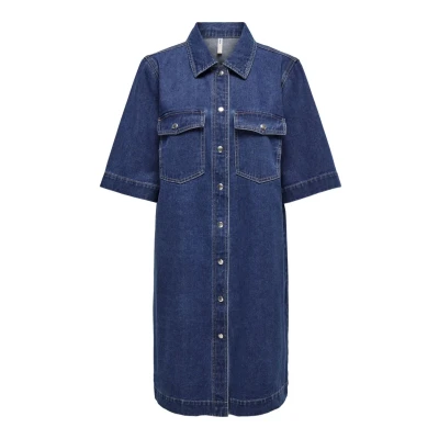 Abbildung von ONLY Onlbelle S/S Button Dress DNM Gua Noos