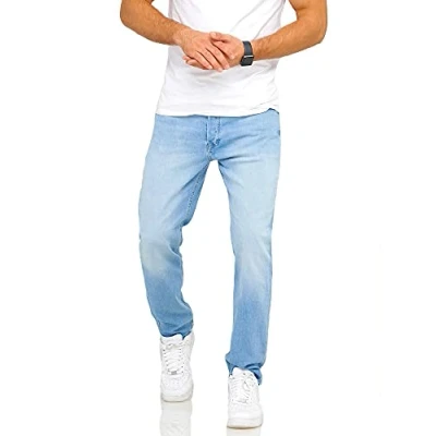 Abbildung von Jack &amp; Jones Imike ARIS Jeans Straight Leg, Herren, Größe: 30xL32, Light blue denim
