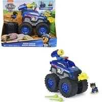 Abbildung von Paw Patrol Rescue Wheels Chases Deluxe Monstertruck mit Geschoss Abwurf, motorisierter Seilwinde, Lichtern &amp; Geräuschen, Spielfahrzeug