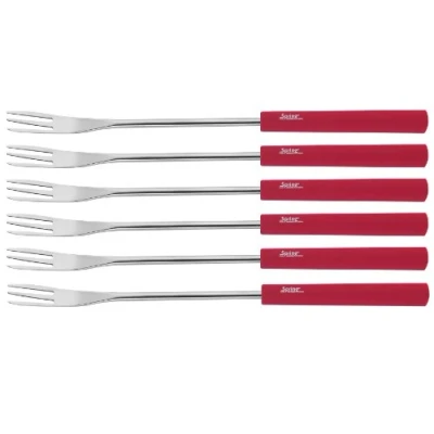 Abbildung von Kaasfonduevorken Basic rood 6 stuks Spring 2890295606