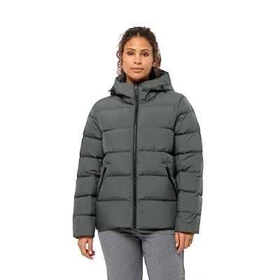 Abbildung von Jack Wolfskin Frozen Palace Daunenjacke, Damen, Größe: XL, Slate green