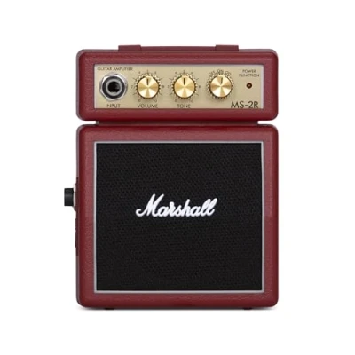 Abbildung von Marshall MS 2R MS2 Mini Amp, red [UK Import]