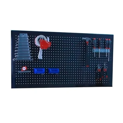 Abbildung von Simon Rack Simonwork Werkzeugwand für die Wand, Organizer Werkzeuge, mit 8 Haken, 1200 x 400 mm, Anthrazit