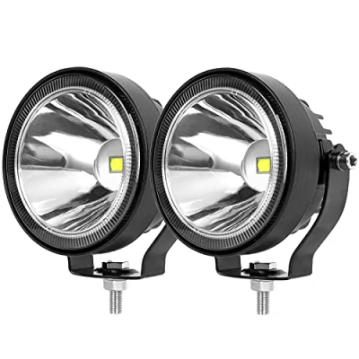 Abbildung von SUFEMOTEC Led spot 4x4 Offroad Arbeitsscheinwerfer 4 Zoll 60W Wasserdichte Zusatzscheinwerfer Bumper Lights Fit für 12V 24V Auto LKW UTV ATV Boot Motorräder Nebelscheinwerfer