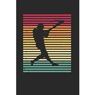 Abbildung von Baseball Notizbuch: Notizbuch für Liebhaber / Notizheft Notizblock A5 (6x9in) Dotted Notebook Punkteraster 120 gepunktete Seiten