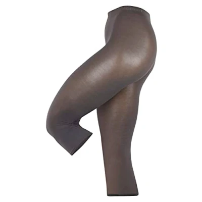 Abbildung von Esprit Cotton Capri UNI Leggings Strümpfe, Damen, Größe: 40 42, Stone grey