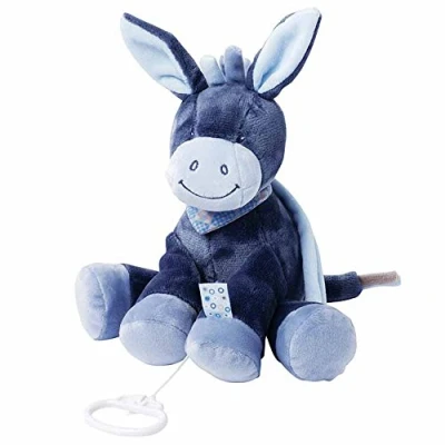 Abbildung von Nattou Spieluhr Esel Alex, Wiegelied &quot;La Le Lu&quot;, Höhe: 28 cm, Alex und Bibou, Blau
