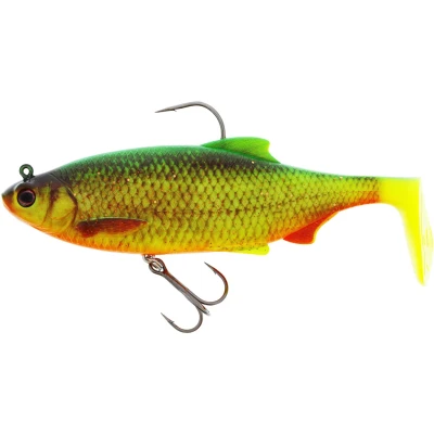 Abbildung von Westin Ricky The Roach Shadtail R &#039;N 18cm (113g) Sinking Softbait Firetiger Rudd Gummifisch