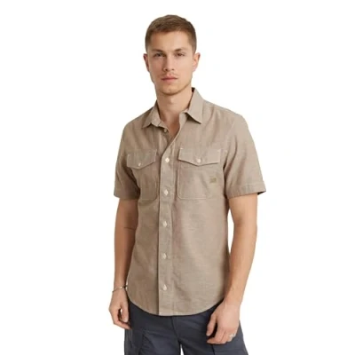 Abbildung von G Star Hemd, Herren, Größe: XL, Safari ecru