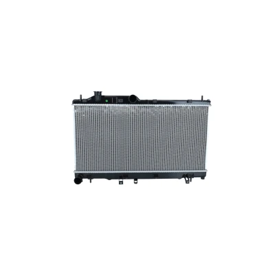 Abbildung von NRF 53929 Kühler, Motorkühlung Aluminium 686 340 16 Kühlrippen gelötet SUBARU: Impreza III Schrägheck, Limousine