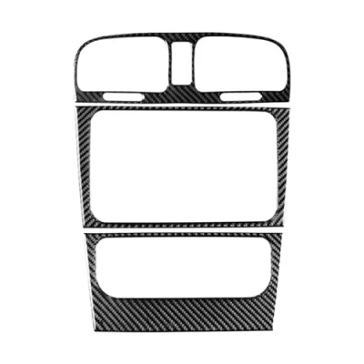 Abbildung von Auto Innenraum Für VW Golf 6 MK6 GTI 2008 2012 Carbon Fiber Center Air Outlet CD Panel Dekorative Trim Aufkleber Innen Zubehör