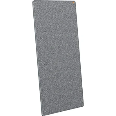 Abbildung von Nobo Abnehmbare &amp; Tragbare Magnetische Whiteboard /Notiztafel, 900 x 1800 mm, Schwarzer Rahmen, Doppelseitig, Leicht, Move Meet System, Weiß, 1915562