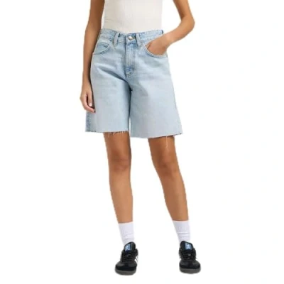 Abbildung von Lee Rider Loose Short Jeans Shorts, Damen, Größe: 27, Hint of rain