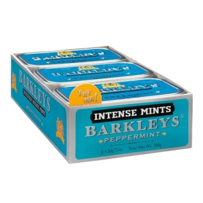 Abbildung von Barkleys Classic Mints Peppermint, 6 tins, 6er Pack (6 x 50 g)