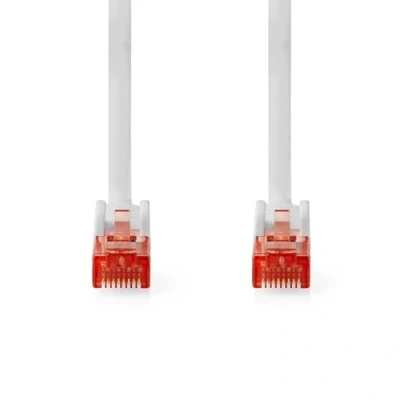 Abbildung von Nedis CAT6 Netzwerkkabel RJ45 Stecker 20.0 m Weiss U/UTP Rund PVC Label