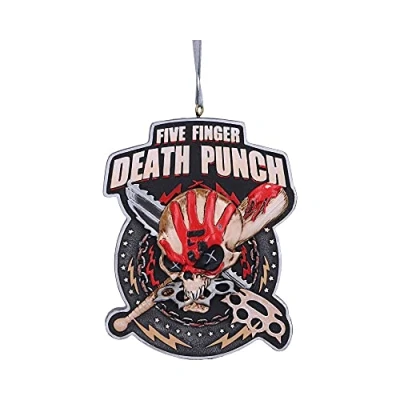 Abbildung von Nemesis Now Five Finger Death Punch Xmas Dec (002) 9,5 cm, Rot