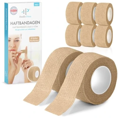 Abbildung von Health Press® Elastisches Fingerpflaster 2,5cm x 4,5m 8 St