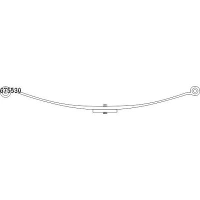 Abbildung von CS Germany 10.675.530.00 Blattfeder Hinterachse IVECO: Daily 6 Kastenwagen, Pritsche/Fahrgestell, Kasten / Kombi
