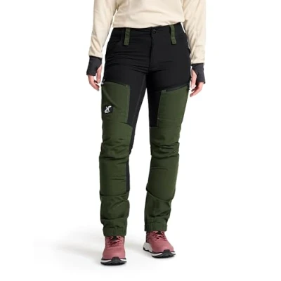 Abbildung von RevolutionRace Damen RVRC GP Pro Pants, Hose zum Wandern und für viele Outdoor Aktivitäten, Forest Green, XS