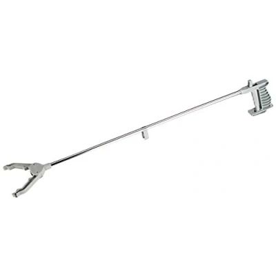 Abbildung von Homecraft Pick Up Reacher, 35 1/2&quot; Extra Long Handled Extension Grabber Tool, 9 oz. Handy Picker Tool and Reaching Claw, Aluminum Trash Pickup Aid &amp; Lightbulb Remover, Garden Nabber