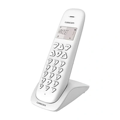 Abbildung von Wireless Phone Fest Festnetz WLAN ohne Voicemail Solo Analoge Telefone und DECT Logicom Vega 150 Weiß