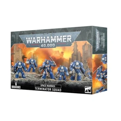 Abbildung von Games Workshop Modellbausatz Terminatortrupp der Space Marines