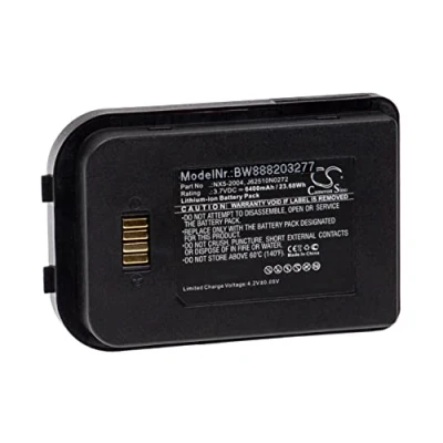 Abbildung von vhbw Akku kompatibel mit Bluebird Pidion BIP 6000 Barcodescanner POS (6400mAh, 3,7V, Li Ion)