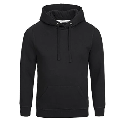 Abbildung von ONLY &amp; SONS Herren Sweatshirt TREVOR HOODIE, Einfarbig, Gr. Large, schwarz (Black C N10)