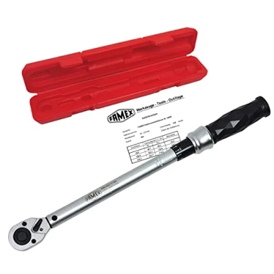 Abbildung von FAMEX Drehmomentschlüssel 10865 PROFESSIONAL R+L, 12,5 mm (1/2 Zoll) Antrieb, 40 210 Nm, Messung in beide Drehrichtungen