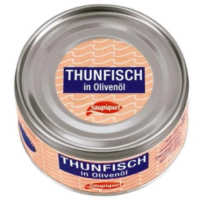 Abbildung von Saupiquet Thunfischstücke in Olivenöl, 6er Pack (6 x 185 g Dose)