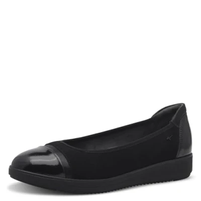 Abbildung von Tamaris Klassischer Ballerina, Damen, Größe: 36, Creme patent Schuhe