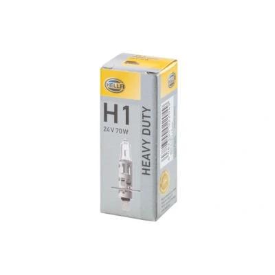 Abbildung von HELLA 8GH 002 089 251 Glühlampe, Fernscheinwerfer H1 24V 70W Halogen MERCEDES BENZ: Vario Kipper, Kasten / Kombi, ATEGO 3, MAN: M 2000