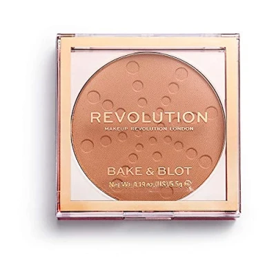 Abbildung von Makeup Revolution Bake &amp; Blot Setting Powder Peach
