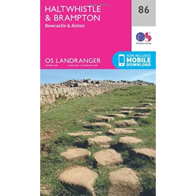 Abbildung von Haltwhistle &amp; Brampton, Bewcastle Alston (OS Landranger Map, Band 86)