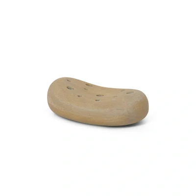 Abbildung von ferm LIVING Blumenstein Vanitas, beige, 12 x 8 cm, Porzellan