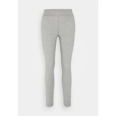Abbildung von Nike Sportswear W NSW Essntl Lggng 7/8 LBR MR Leggings Hosen, Damen, Größe: Large, Grey heather/white