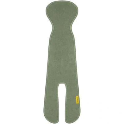 Abbildung von Aeromoov Baby Sitzauflage Air Layer Einlage Für Autositz oder Kinderwagen Gruppe 2/3 mit Beinen Antischwitz Sommerbezug Bio Baumwolle Green Moss