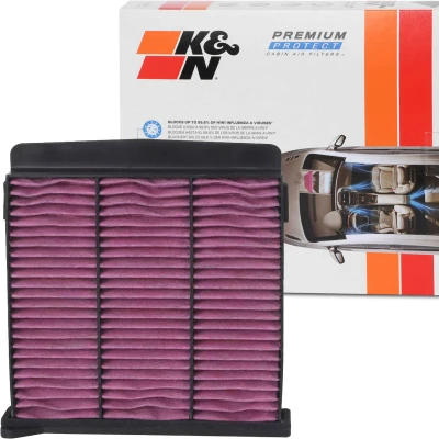 Abbildung von K&amp;N Filters DVF5051 Innenraumfilter Aktivkohlefilter 232 74 quadratisch MITSUBISHI: Grandis, Lancer 7 Kombi, Limousine