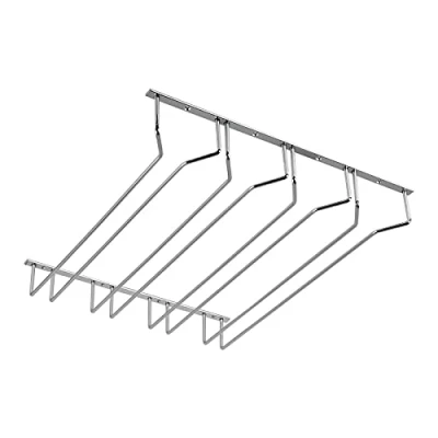 Abbildung von SO TECH® Gläserhalter schwarz / Chrom poliert verschiedene Ausführungen